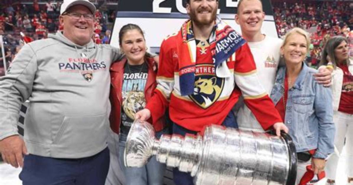 Matthew Tkachuk Dad Keith and Mom Chantal Oster