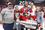 Matthew Tkachuk Dad Keith and Mom Chantal Oster