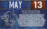 May 13 Zodiac Horoscope Birthday Personality ·