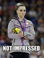 Mckayla Maroney Spoofs "Not Impressed" Meme