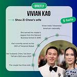 Meet Shou Zi Chew's Wife: Vivian Kao