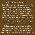 Neptune in 2Nd House Meaning: Being Practical