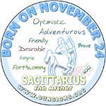 November 24 Zodiac Horoscope Birthday Personality