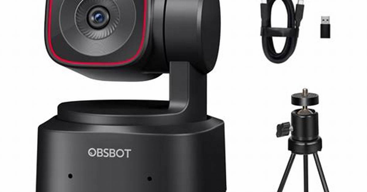 Obsbot Tiny 4K Is a Uhd Webcam with Ai-Powered Tracking