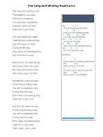 Prince’severyday Is a Winding Road Lyrics