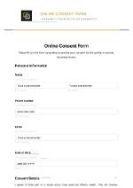 Privacy, Consent, and Online Content
