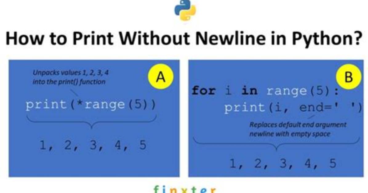 Python Print Without Newline a Step By