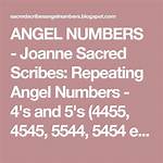 Repeating Angel Numbers - 5'S and 4'S (5544, 5454, 5444, 4545, 4455 Etc)
