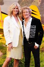 Rod Stewart's Wife, Penny Lancaster, Looks Radiant on Beach in String Bikini
