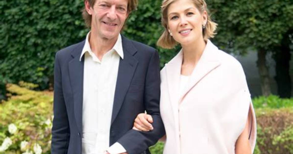 Rosamund Pike Proudly Welcomes a New Son