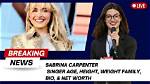 Sabrina Carpenter's Weight: Unveiling the Truth Behind the Numbers