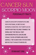 Scorpio Sun with Cancer Moon and Aquarius Rising Truly Divine ·