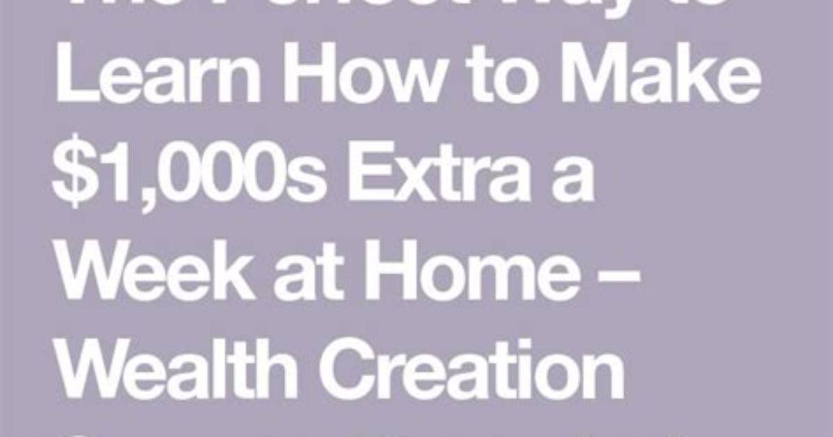Secrets of Wealth Creation Revealed