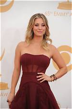 See Kaley Cuoco's Cleavage in Her Latest Outfit