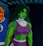 See She-Hulks Head on a Stick