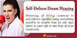 Self Defense in Dreams - Meaning, Interpretation and Symbolism |