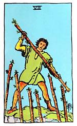 Seven of Wands Tarot Card & Its Remarkable Symbolism