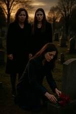 She Placed the Flowers on His Grave Lyrics ·