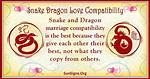 Snake and Dragon Compatibility: a Good Link