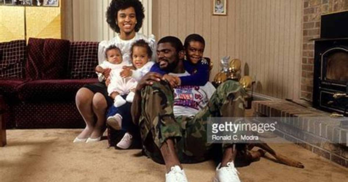Son Lawrence Taylor Jr. and Daughter Paula Torres and Whitney |