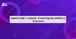 Sophie Rai Reveals: Insider Information Leaked to the Public