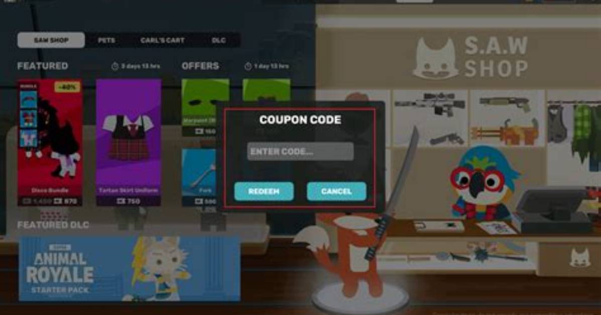 Super Animal Royale Redeem Codes (January 2024)