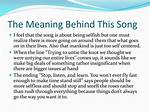 The Meaning Behind the Song: for the Widows in Paradise; for the Fatherless in Ypsilanti by Sufjan S