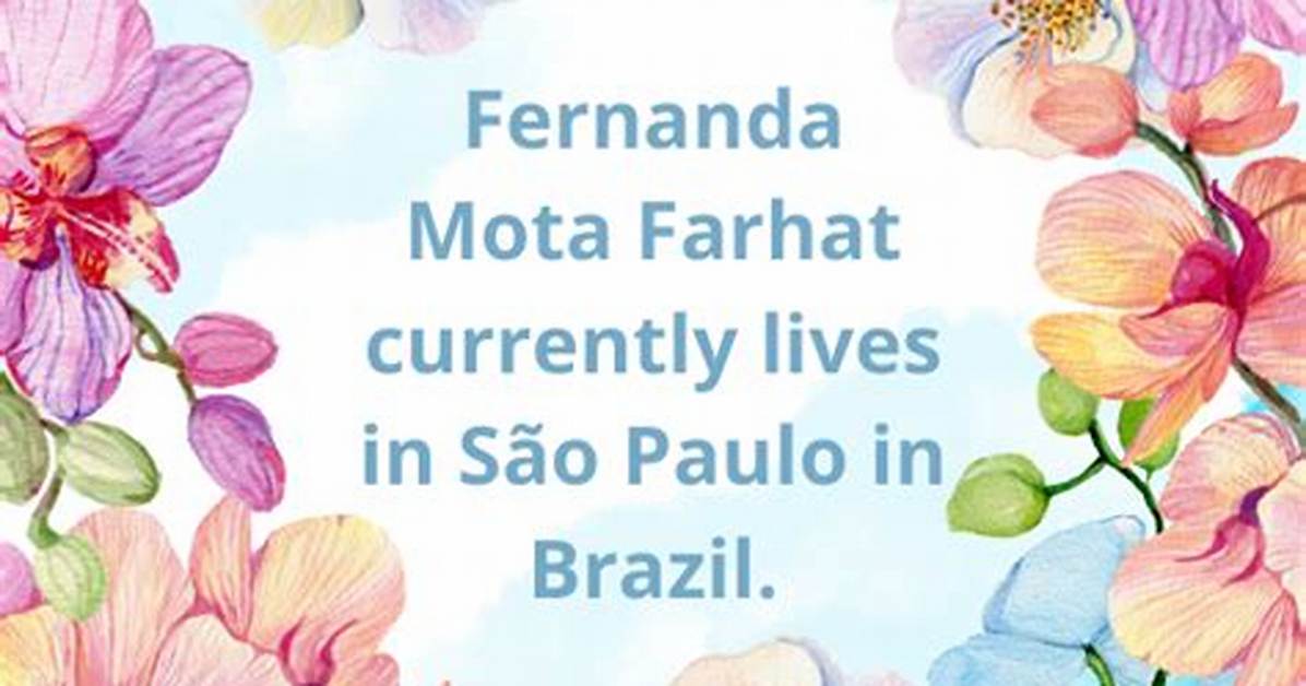 The Truth Behind the Fernanda Mota Farhat Onlyfans Leaks