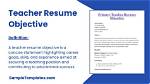 Top Teacher Resume Objective Examples (You Should Apply)