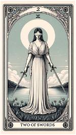 Two of Swords Tarot Card Meanings