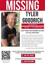 Tyler Goodrich: Missing Lincoln, Nebraska Man