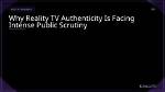 Uncovering Authenticity and Impact in Reality Tv