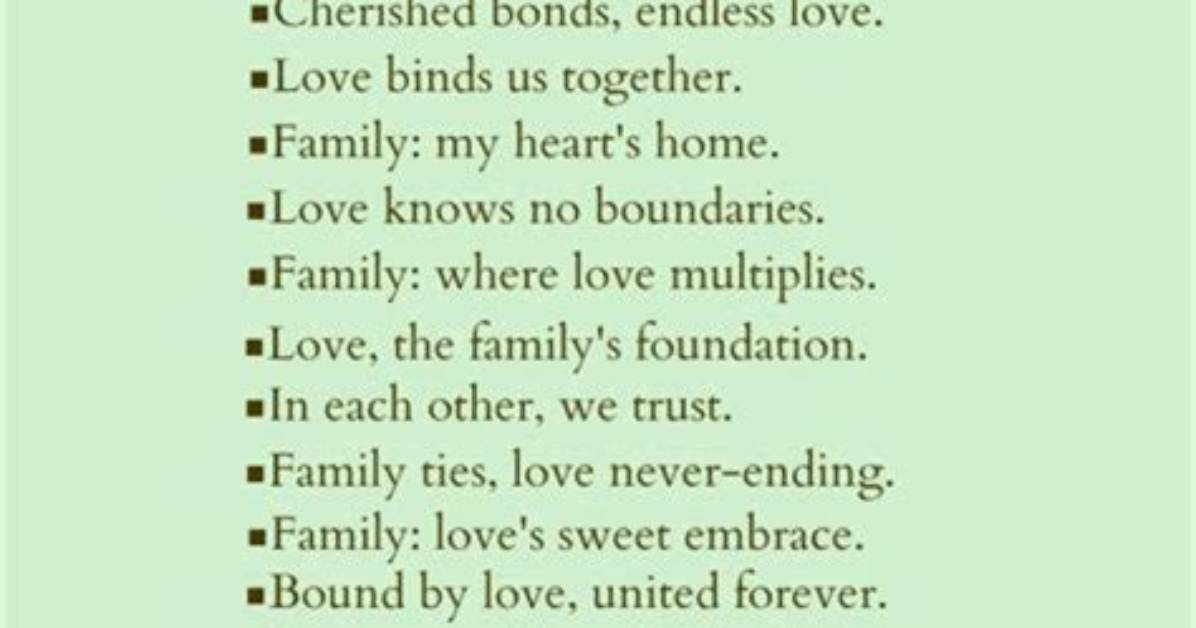 Uncovering Love, Partnership, and Family