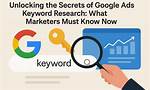Unlocking the Secrets of Google Keyword Research