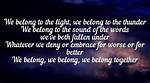 Unraveling the Magic of "Pat Benatar We Belong Lyrics"