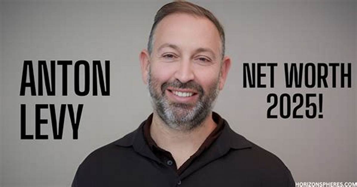 Unveiling Anton Levy's Net Worth: Discoveries and Insights