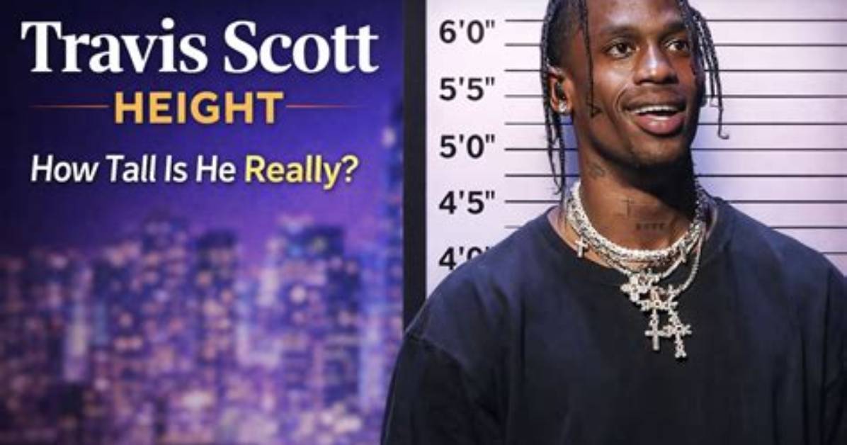 Unveiling the Height of Travis Scott in Feet: a Closer Look