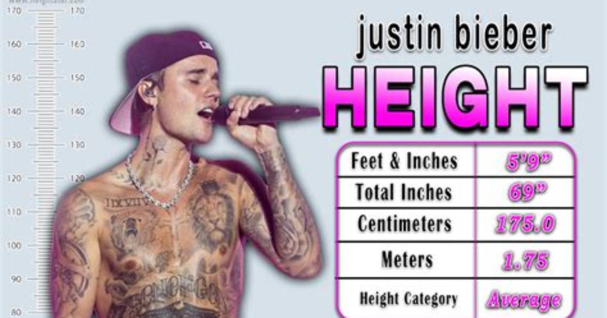 Unveiling the Mystery: Justin Bieber Height in Feet