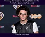 Unveiling Timothy Shalloway's Cinematic Masterpieces: a Journey of Discovery