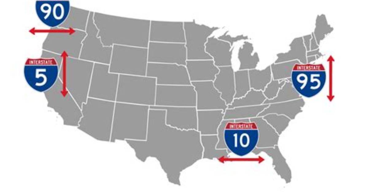 What Interstate Goes Through the Most States?