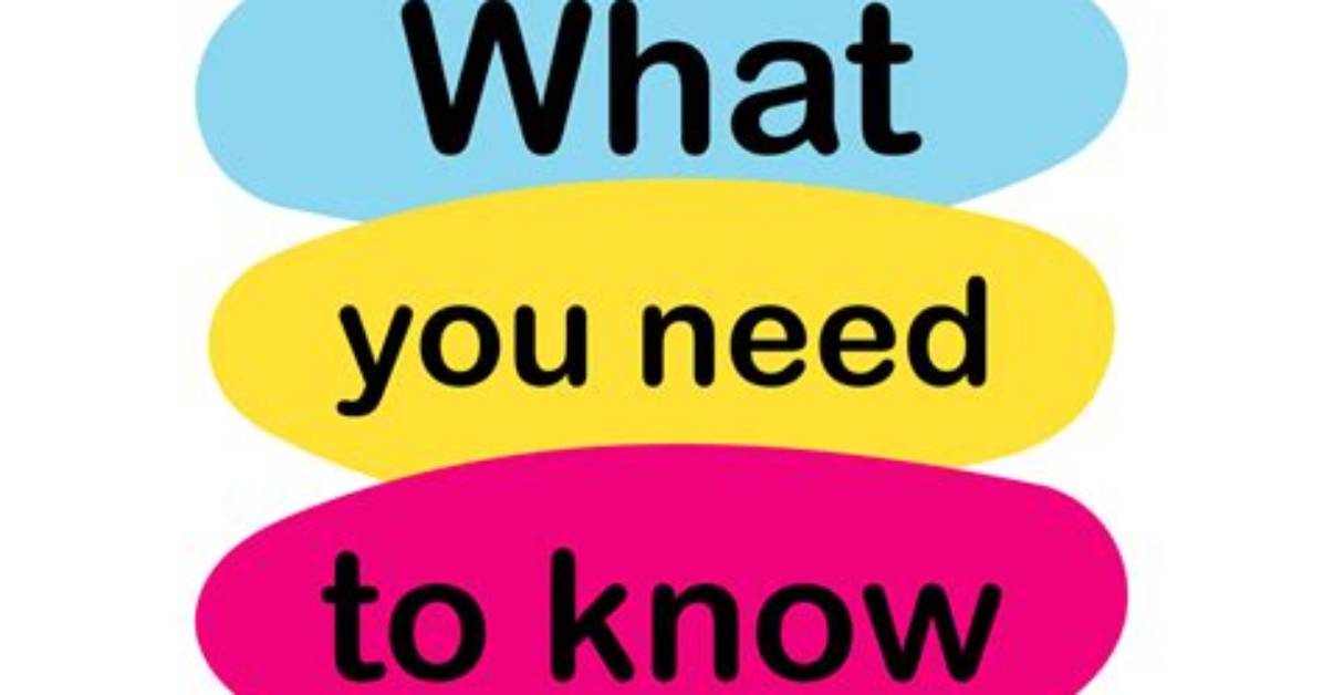 What It Is That You Need to Know? |