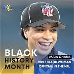 Who Is Maia Chaka? Everything to Know About the Parents and Family of the First Black Female Nfl Official