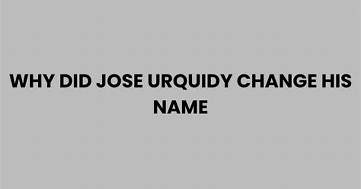 Why Did Jose Urquidy Change His Name? Everything to Know About Him