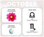 Zodiac Signs by Month: October
